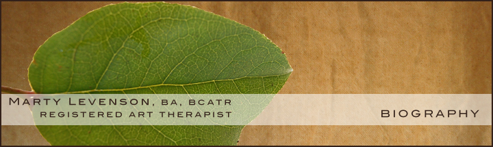 Marty Levenson's Bowen Island Art Therapy: Information about Marty Levenson, registered art therapist on Bowen Island, BC